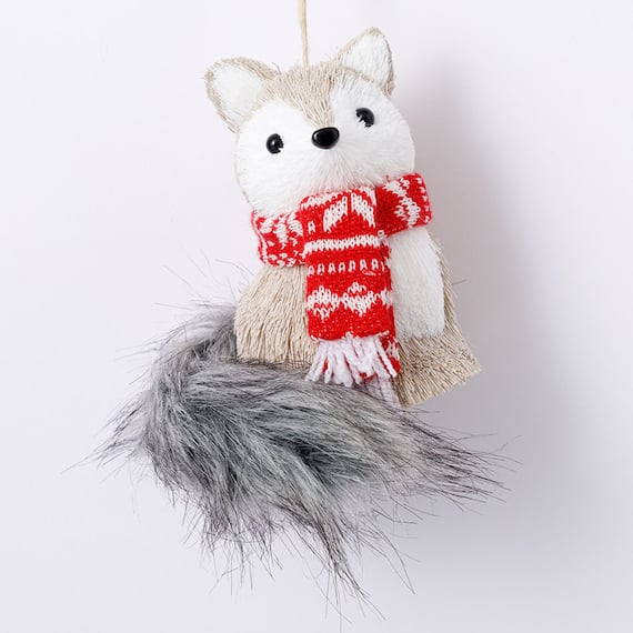 ツリーオーナメント(マフラーキツネ n3LC) 8枚目画像