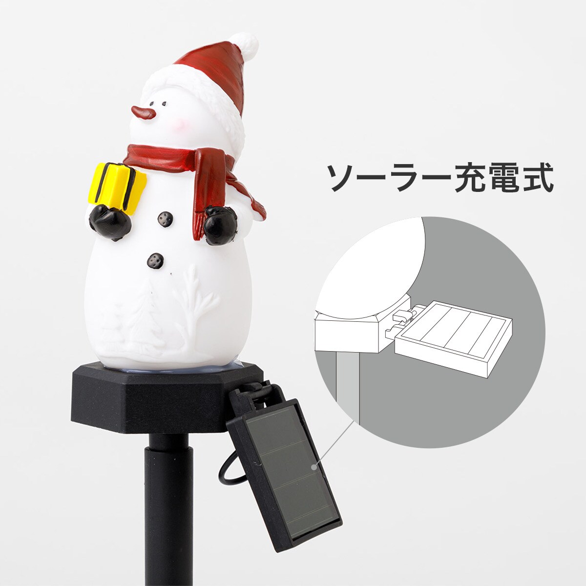 ソーラーLED(ギフトユキダルマ n3FL) | ニトリネット【公式