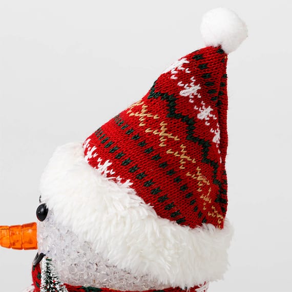 LEDオーナメント(ユキダルマL レッド n3FL) 8枚目画像