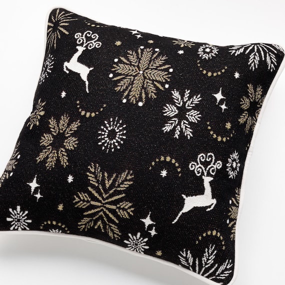 クッションカバー(スノーフレーク n3JW) 4枚目画像