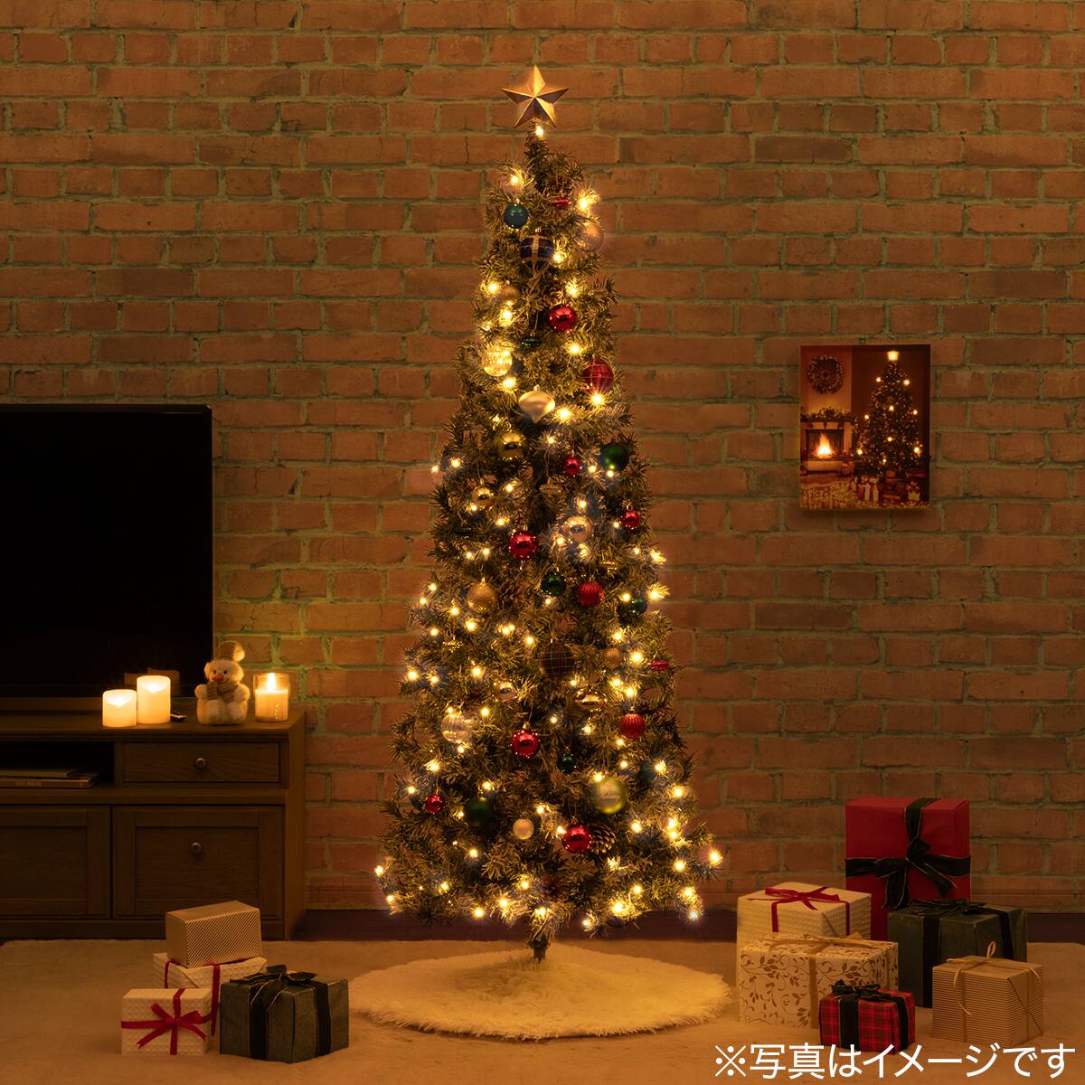 プレライトツリー スノー(180cm n3GW) | ニトリネット【公式】 家具