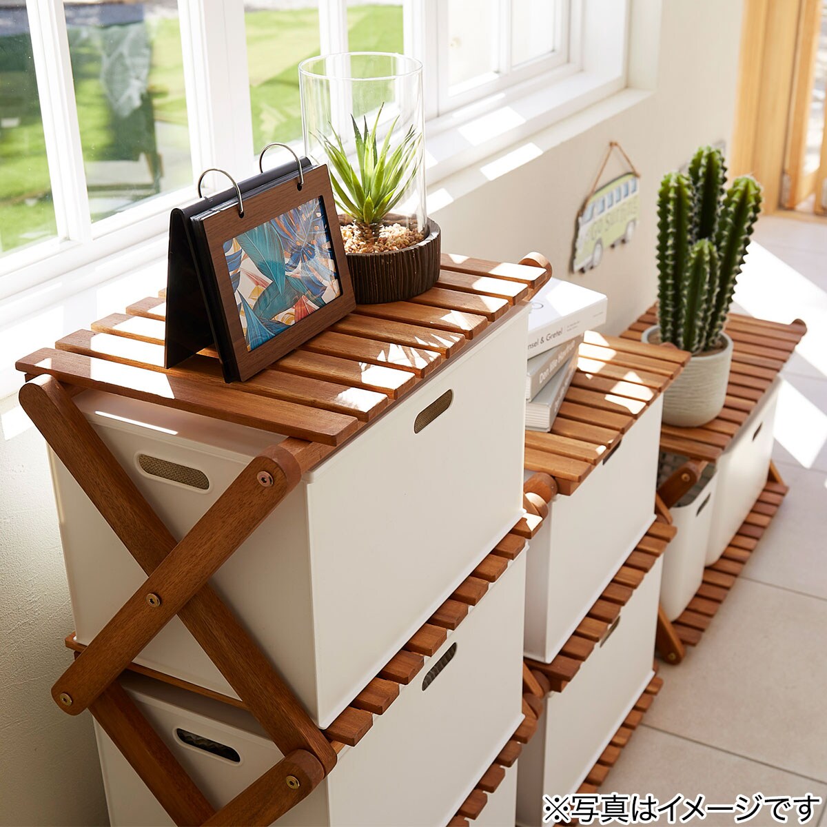 木製折りたたみラック 2段ワイド W Nns 通販 ニトリネット 公式 家具 インテリア通販 木製折りたたみラック 2段ワイド W Nns 通販 ニトリネット 公式 家具 インテリア通販