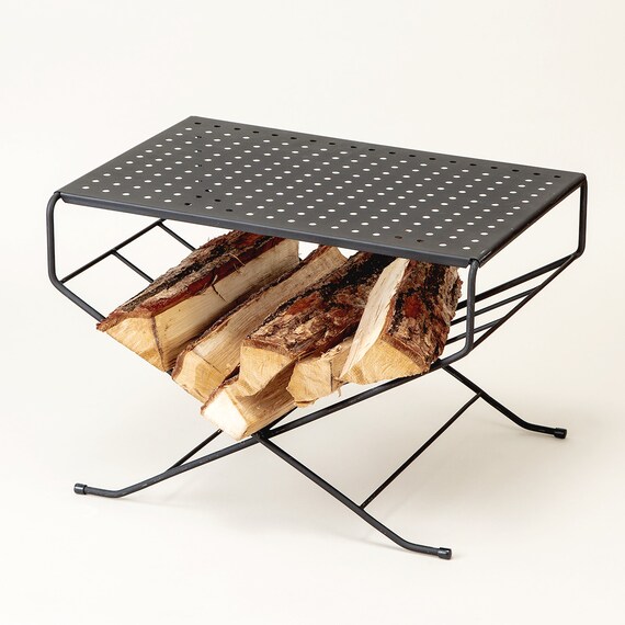 薪ラック付テーブル(S01LX) 1枚目画像