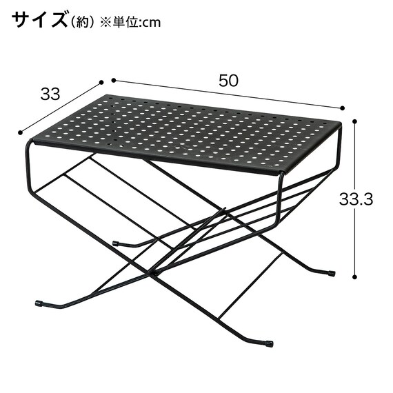 薪ラック付テーブル(S01LX) 2枚目画像