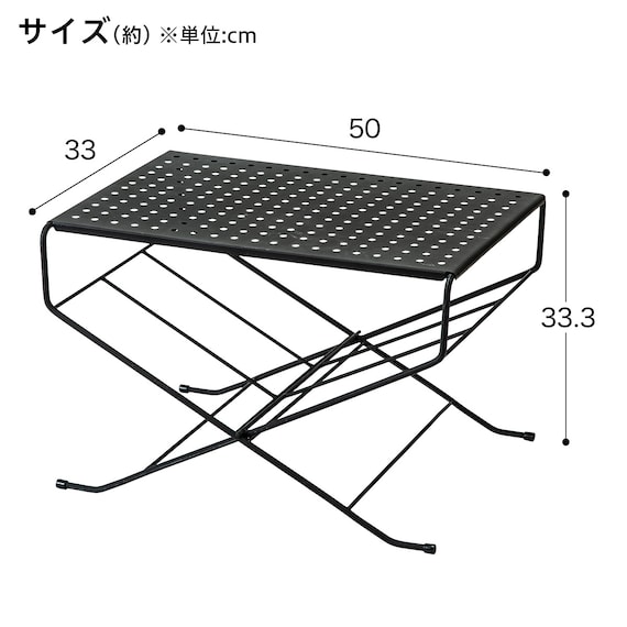 薪ラック付テーブル(S01LX) 2枚目画像