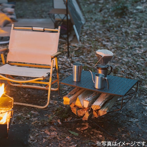 薪ラック付テーブル(S01LX) 5枚目画像