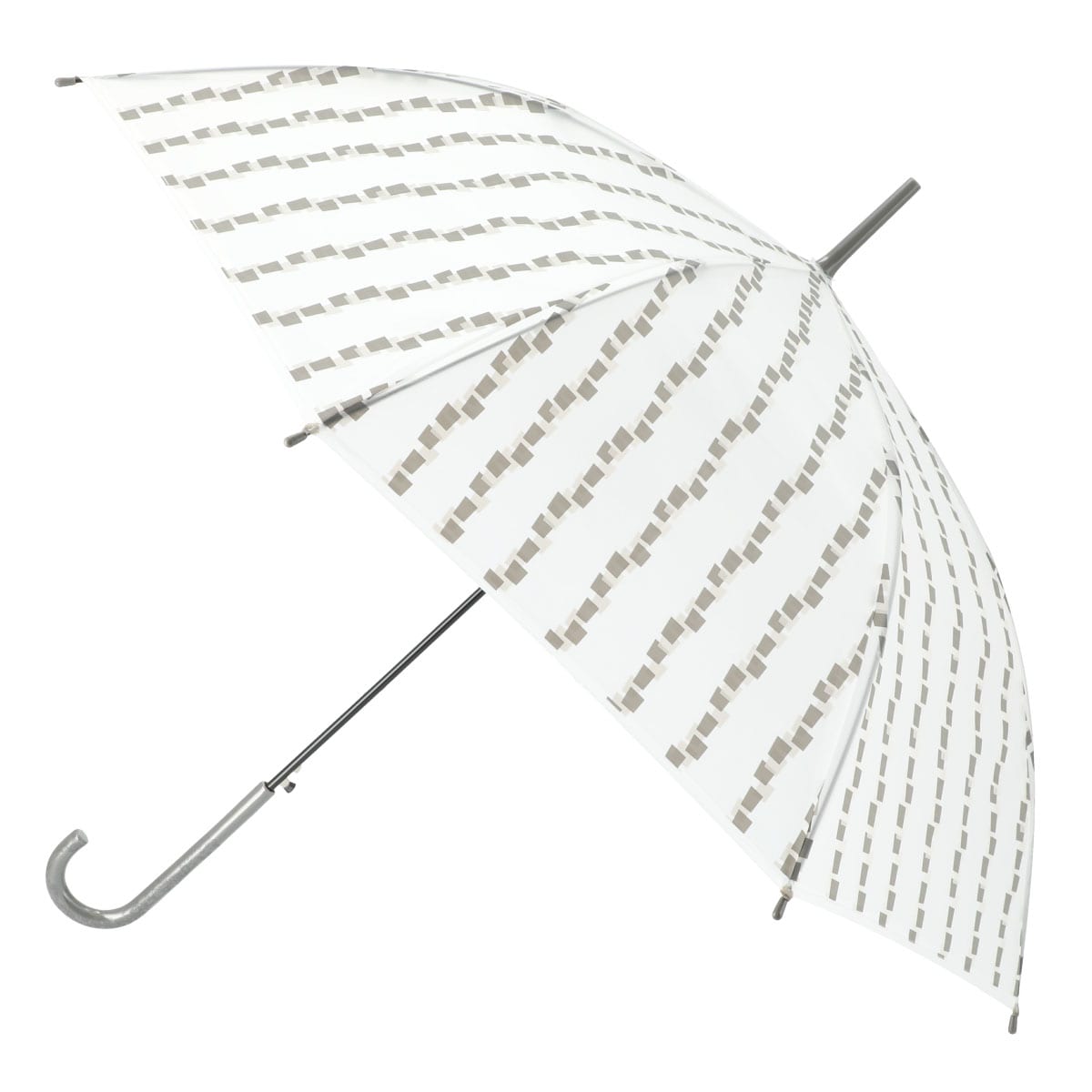 60cmプリントビニール傘 ストライプ グレー 通販 ニトリネット 公式 家具 インテリア通販