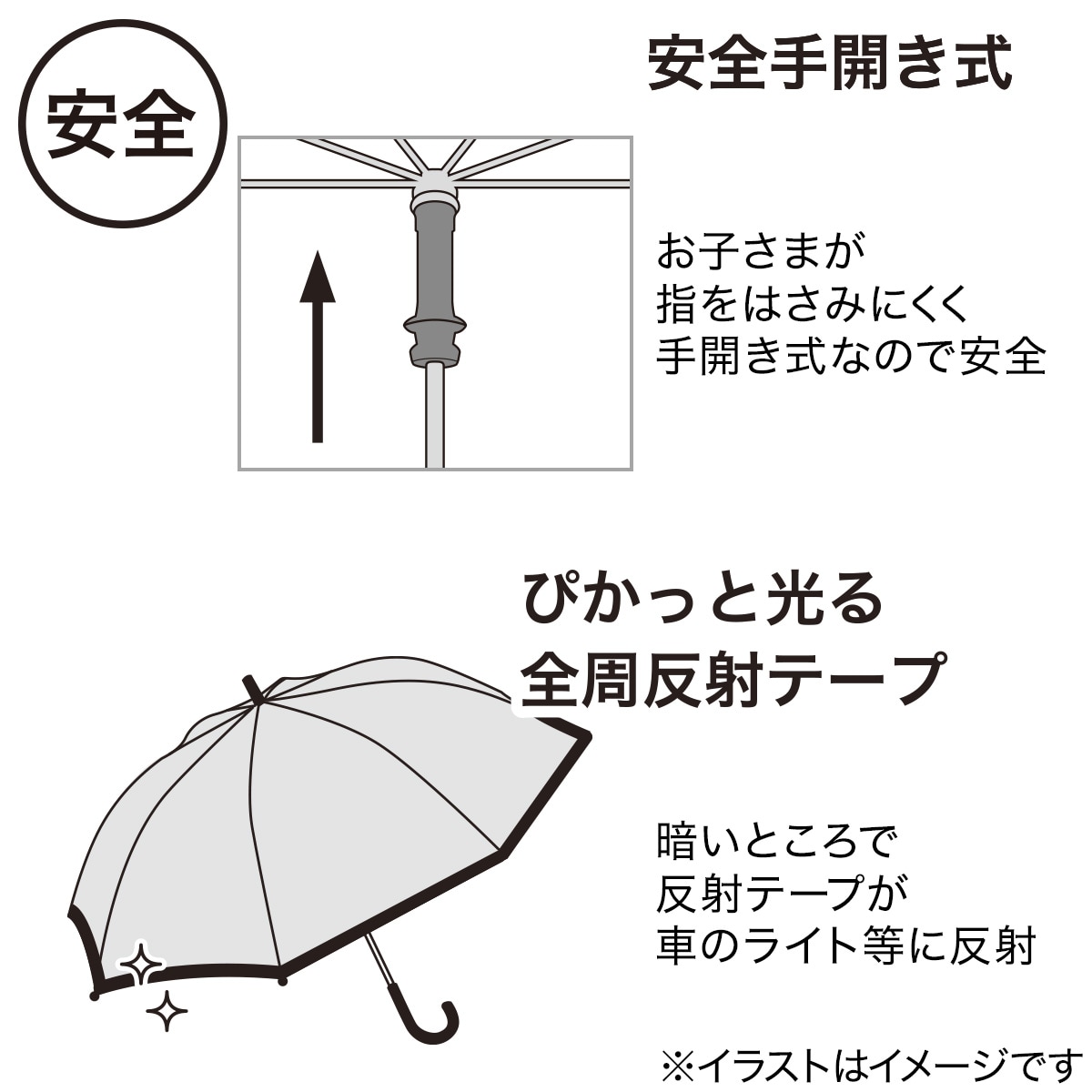こども用折りたたみ傘(バイカラー55cm NV)通販 | ニトリネット【公式】 家具・インテリア通販