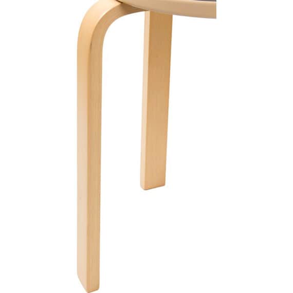 北欧風 木製スツール(セロ ホワイト) 2点 4枚目画像