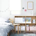 北欧風 木製スツール(セロ ホワイト) 2点 10枚目画像