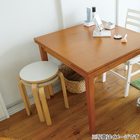 北欧風 木製スツール(セロ ホワイト) 2点 12枚目画像