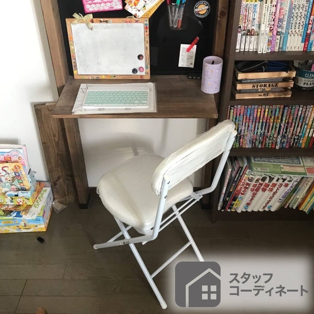 折りたたみチェア バーミーズ ホワイト 5点セット | ニトリネット