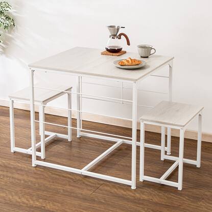 食卓3点セット(NP 6375 ホワイトウォッシュ)通販 | ニトリネット【公式  