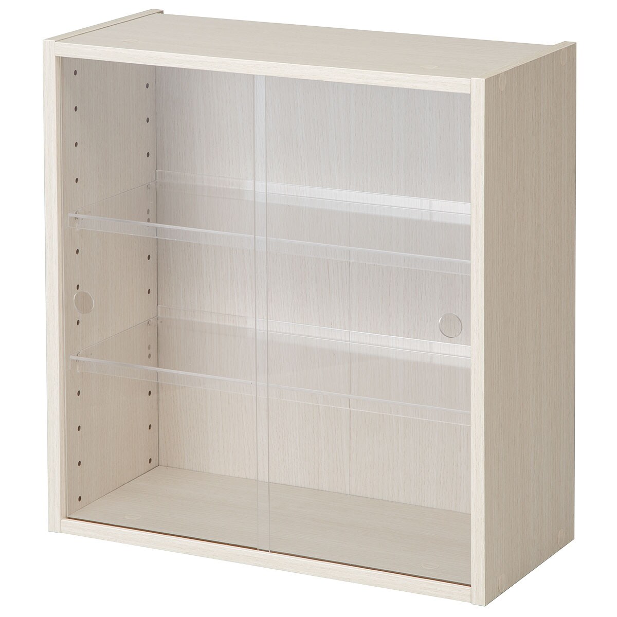 カラーボックスNカラボディスプレイボックス付き ホワイトウォッシュ