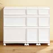 仕切り付き 積み重ねて使えるマルチ収納