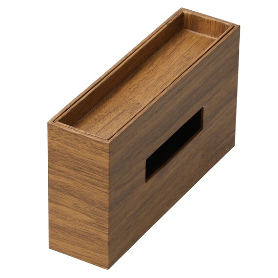 トレー付きソフトパックティッシュケース(ブレッタ ダークブラウン) 8枚目画像