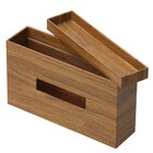 トレー付きソフトパックティッシュケース(ブレッタ ダークブラウン) 9枚目画像