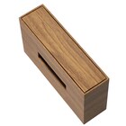 トレー付きソフトパックティッシュケース(ブレッタ ダークブラウン) 12枚目画像