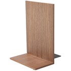 ブックエンド(2個組 ナチュラルウッド ミドルブラウン) 4枚目画像