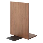 ブックエンド(2個組 ナチュラルウッド ミドルブラウン) 5枚目画像