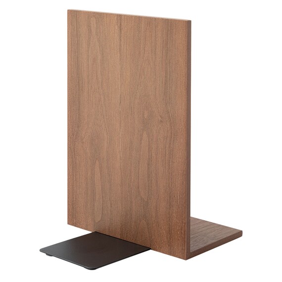 ブックエンド(2個組 ナチュラルウッド ミドルブラウン) 5枚目画像