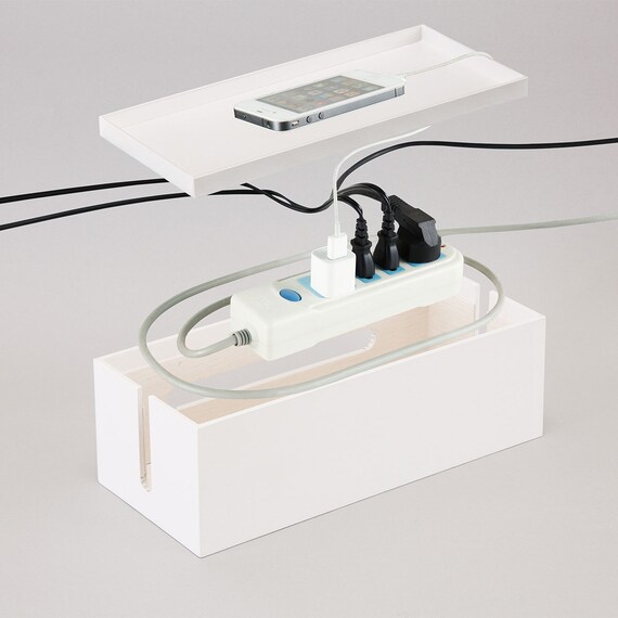 ケーブルボックス ブレッタ(ホワイト) 1枚目画像