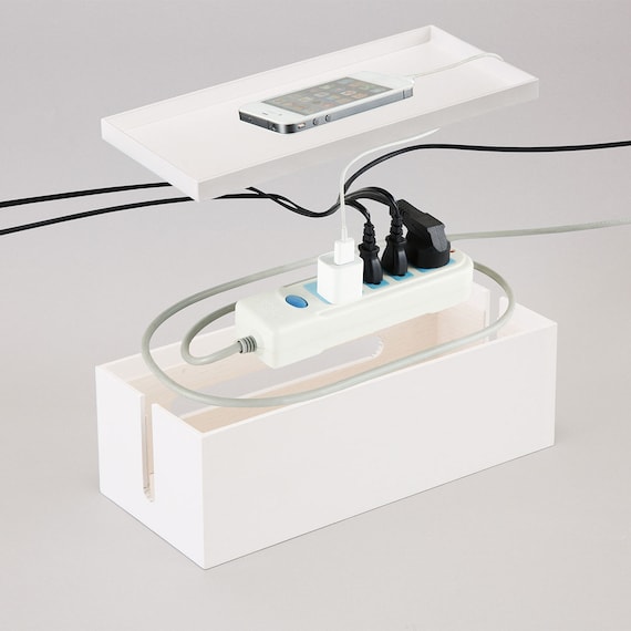 ケーブルボックス ブレッタ(ホワイト) 1枚目画像