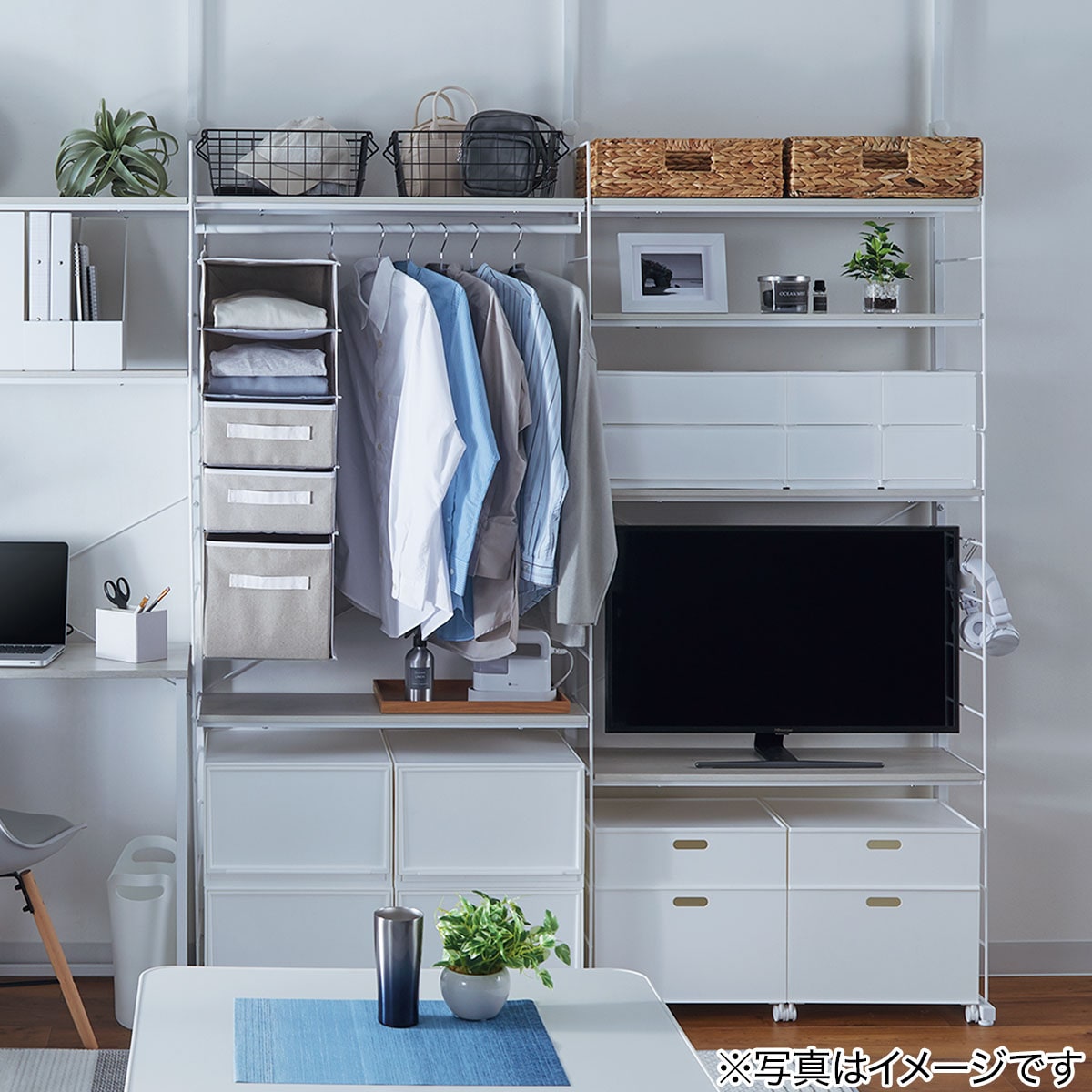 引出し Nインボックス たて型ハーフ 2段 ホワイト通販 | ニトリネット【公式】 家具・インテリア通販