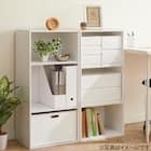 引出し NインボックスL レギュラー 3段/引出し4個 ホワイト 15枚目画像