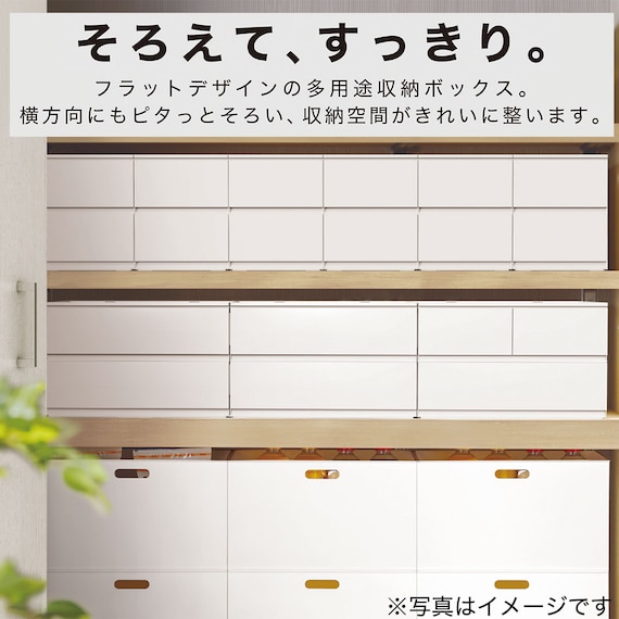 引出し Nインボックス レギュラー 2段/引出し3個 クリア 16枚目画像