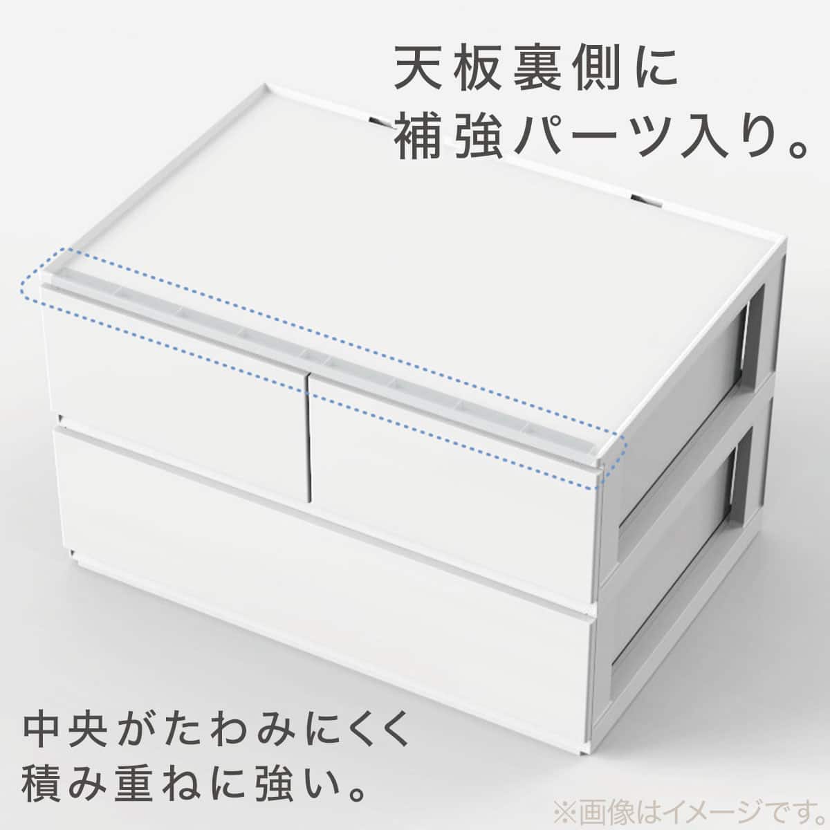 引出し NインボックスL たて型ハーフ 3段 クリア | ニトリネット【公式