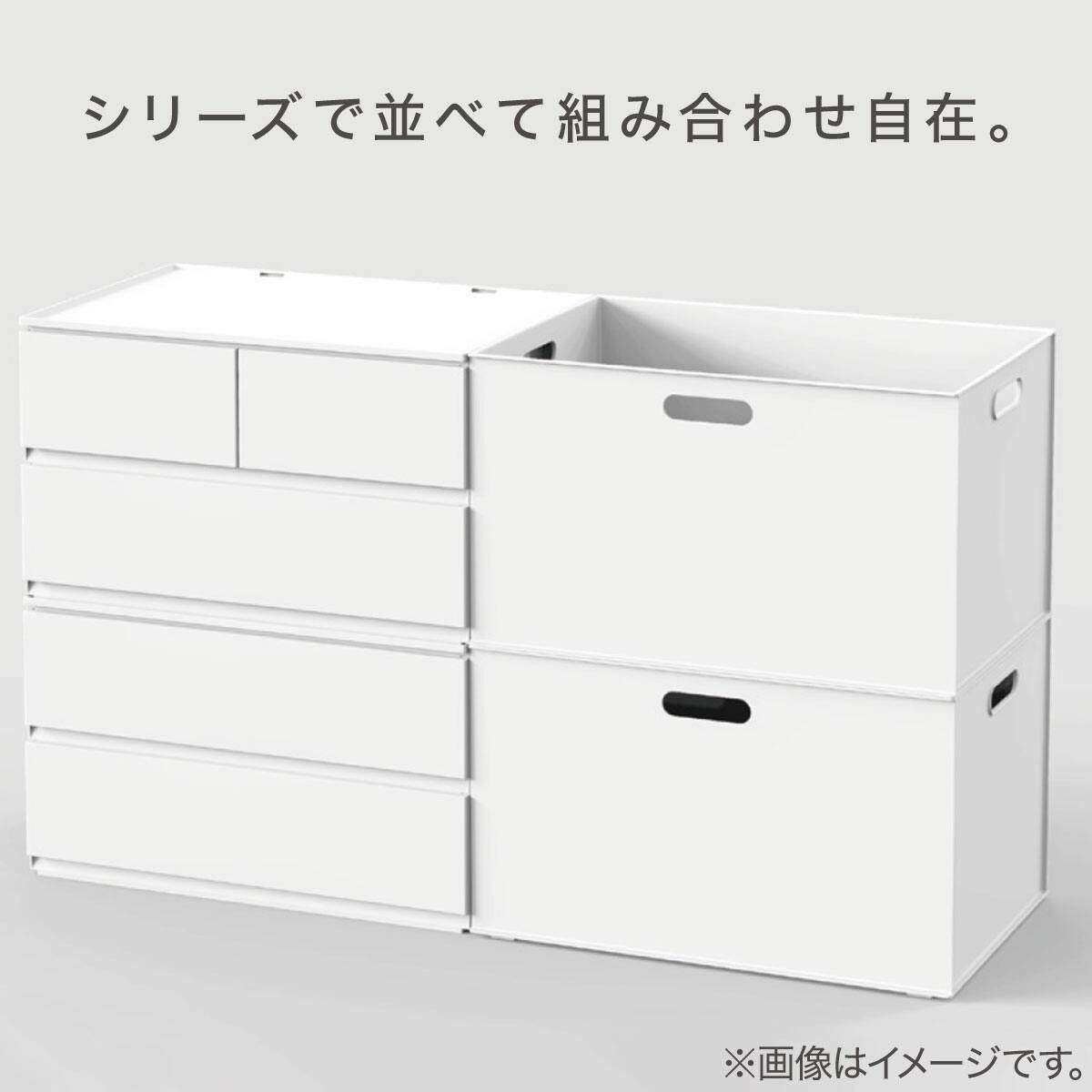 引出し NインボックスL たて型ハーフ 3段 クリア | ニトリネット【公式