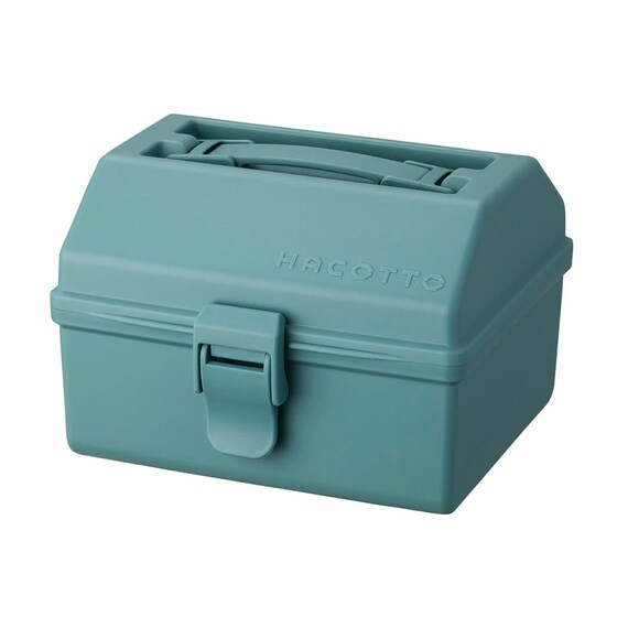 新感覚のプラスチック製道具箱ハコットM(BL) 1枚目画像