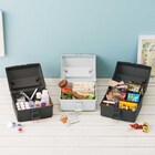 新感覚のプラスチック製道具箱ハコットM(BL) 6枚目画像