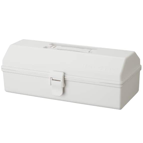 新感覚のプラスチック製道具箱ハコットL(WH) 1枚目画像