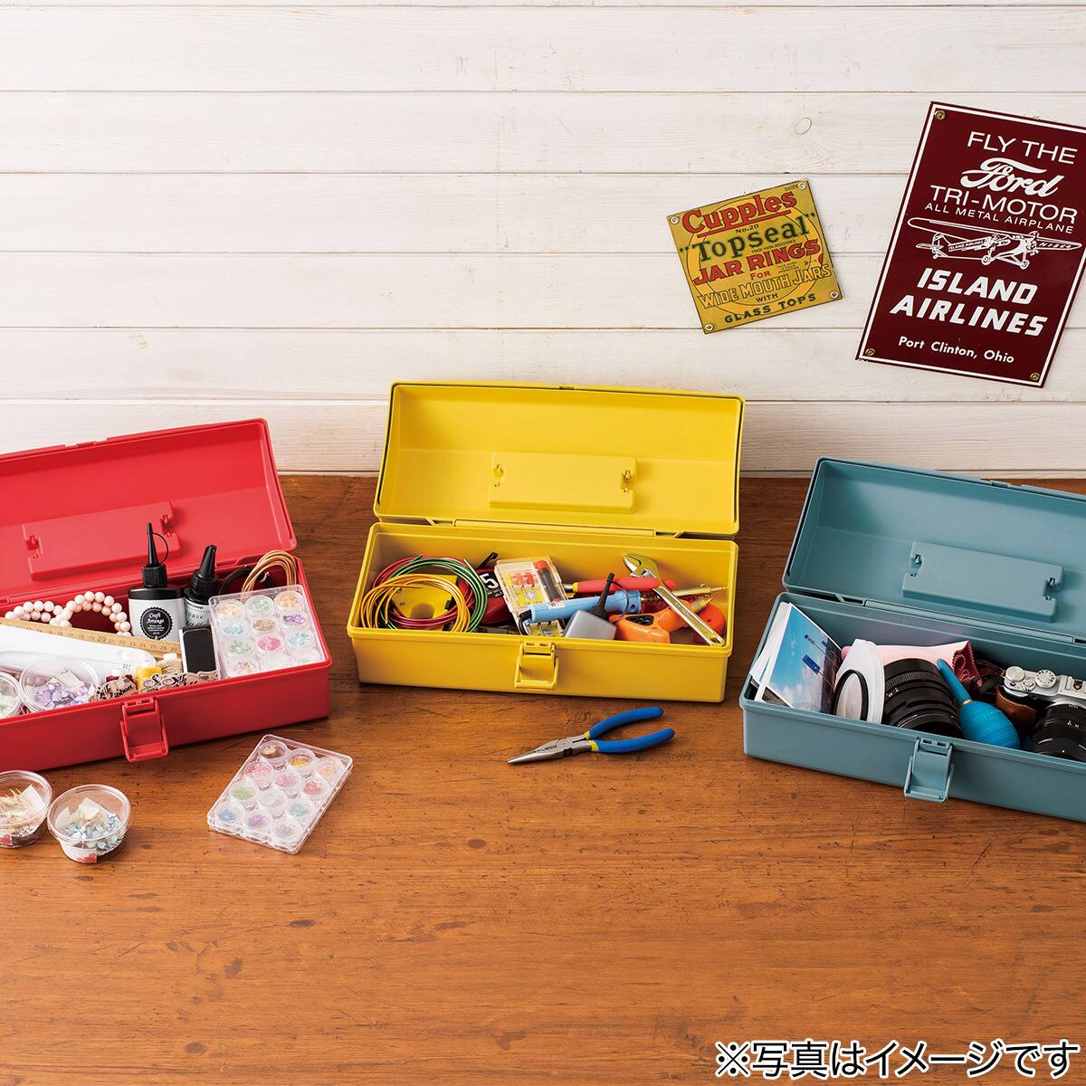 新感覚のプラスチック製道具箱ハコットL(WH) | ニトリネット【公式