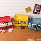 新感覚のプラスチック製道具箱ハコットL(WH) 8枚目画像