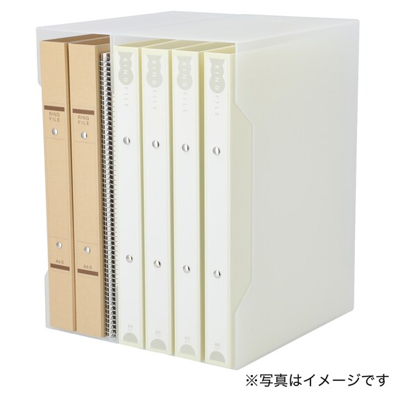 A4ファイルケース Nオール ワイド(クリア) 4枚目画像