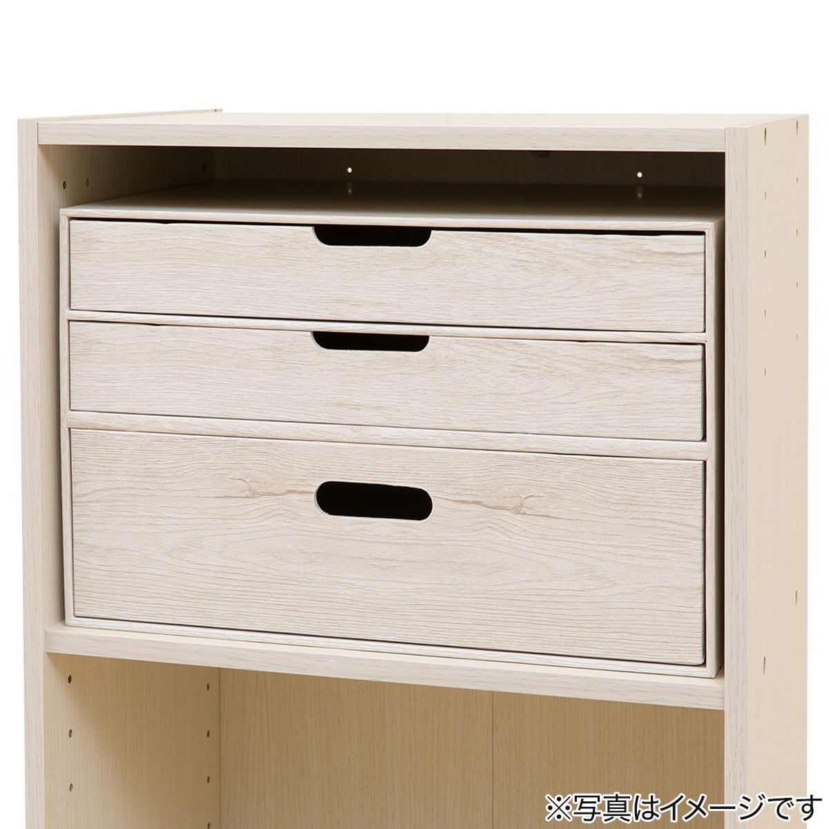 [幅74cm] 衣装ケース 押入れ収納ケース 引き出し プラスチック 3段 押入れ 押入れ収納ケース FD (3段2列) シンプル ホワイト  キャスター付き 収納ボックス プラスチックケース 収納 チェスト 小物衣類収納 クローゼット ニトリ 【玄関先迄納品】 | ニトリ