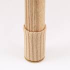 椅子脚カバー スライド 4個入(LBR) 1枚目画像