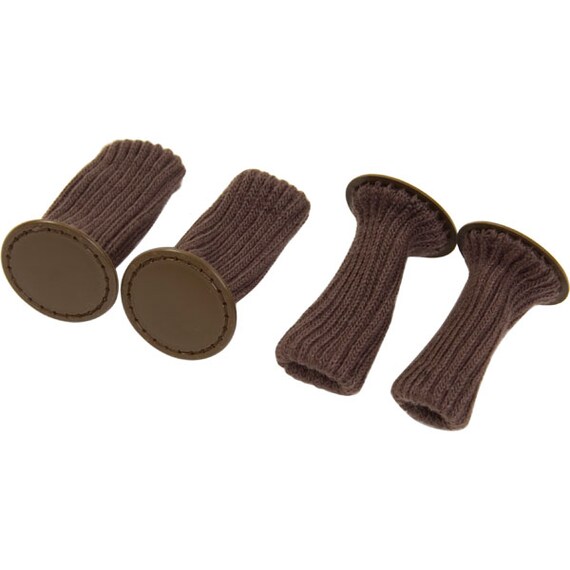 椅子脚カバー スライド 4個入(DBR) 2枚目画像