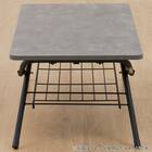 折りたたみテーブル(シェルフィ2 9045 ミドルブラウン) 11枚目画像