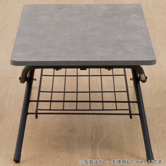 折りたたみテーブル(シェルフィ2 9045 ミドルブラウン) 11枚目画像
