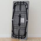 折りたたみテーブル(シェルフィ2 9045 ミドルブラウン) 13枚目画像