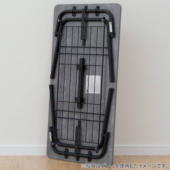 折りたたみテーブル(シェルフィ2 9045 ミドルブラウン) 13枚目画像