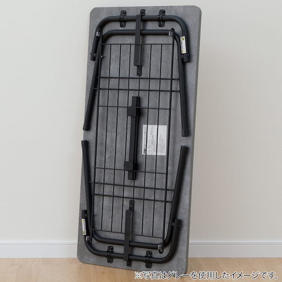 折りたたみテーブル(シェルフィ2 9045 ミドルブラウン) 13枚目画像