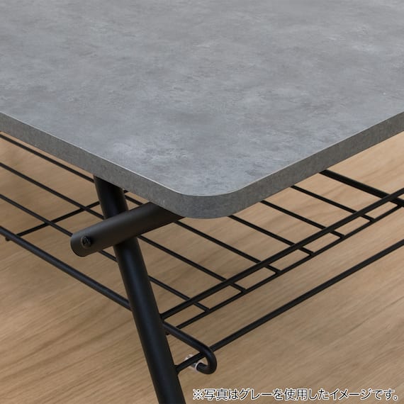 折りたたみテーブル(シェルフィ2 9045 ミドルブラウン) 14枚目画像