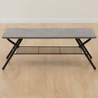 石目調折りたたみテーブル(SF1 9045 グレー) 4枚目画像