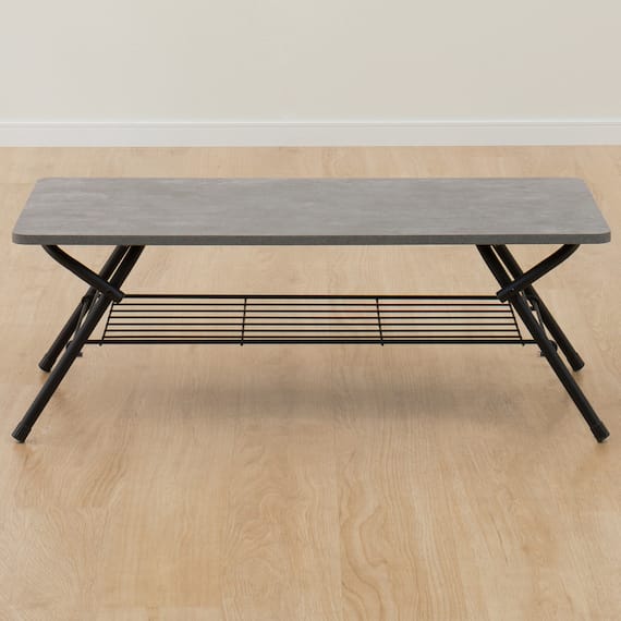 石目調折りたたみテーブル(SF1 9045 グレー) 8枚目画像