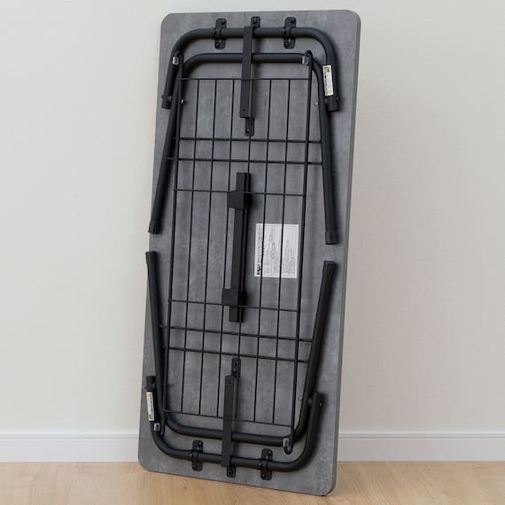 石目調折りたたみテーブル(SF1 9045 グレー) 11枚目画像